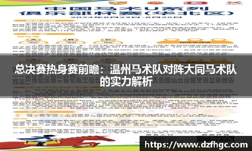 总决赛热身赛前瞻：温州马术队对阵大同马术队的实力解析